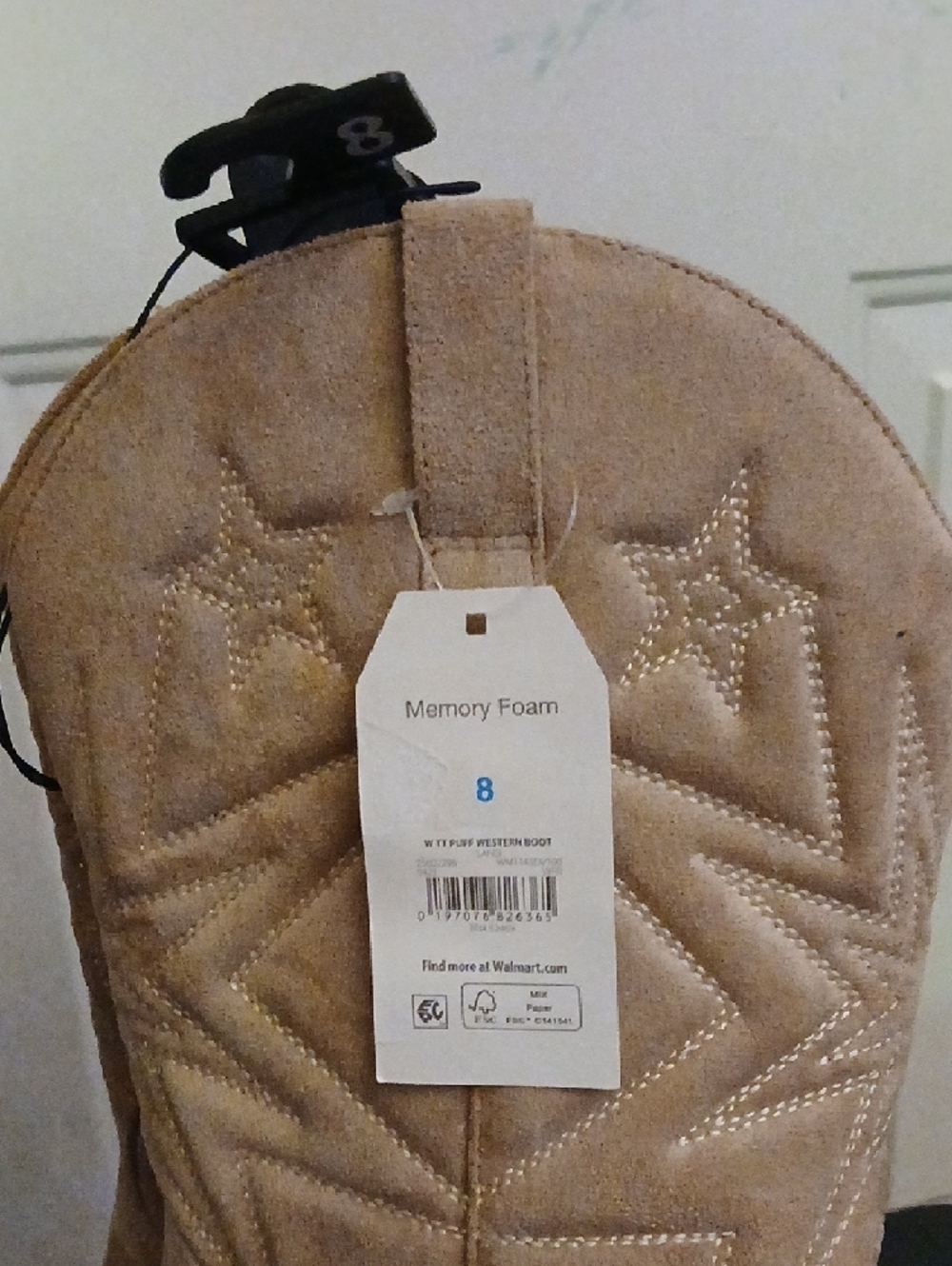 Time and Tru Tan Suede Western Boots - Picture 2 of 8